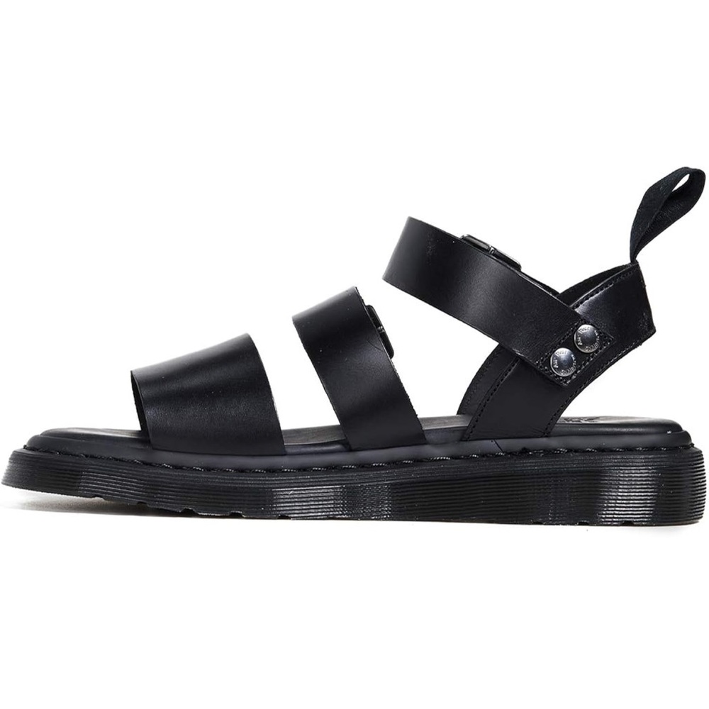 Dr. Martens Black Leather Sandals